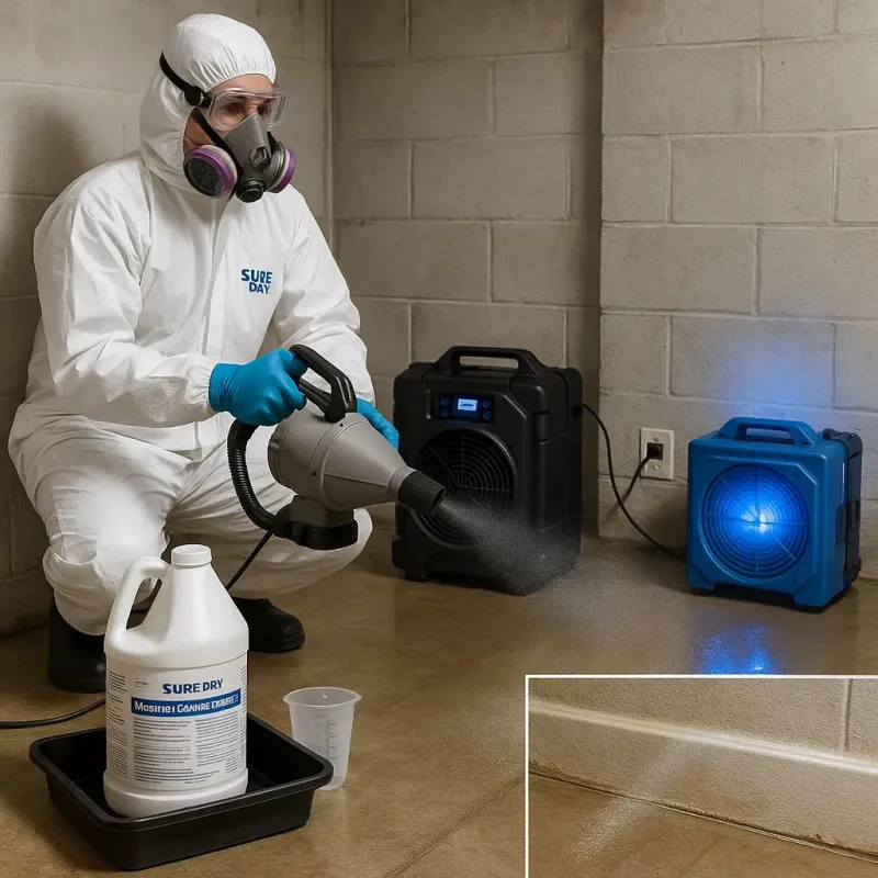 Sanitization and Odor Removal process in Waterbury, CT